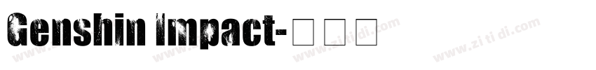 Genshin Impact字体转换